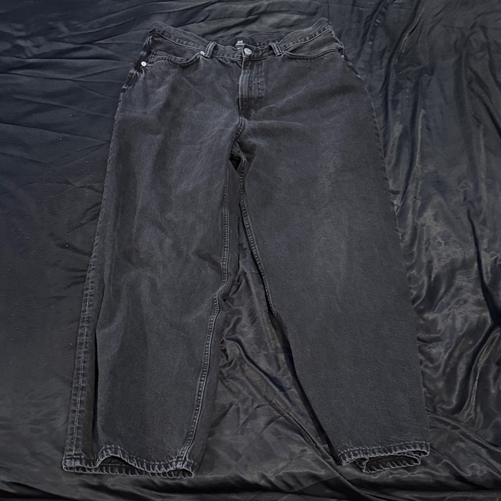 H&M Men's Black Baggy Jeans